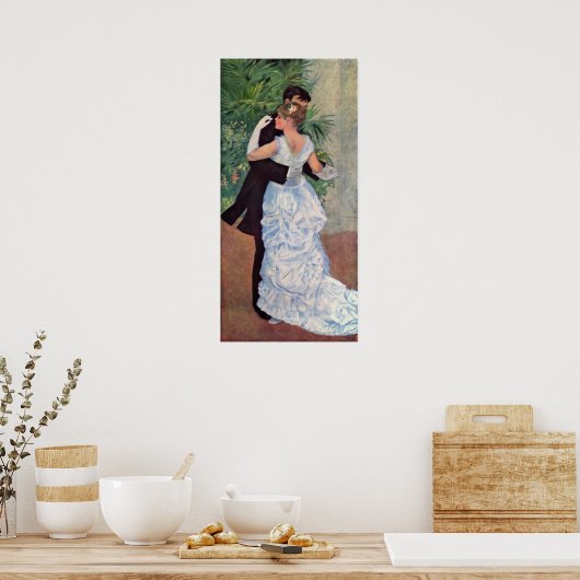 Pierre-Auguste Renoir - Danse à la ville (1883) Poster (Keuken)