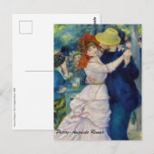 Pierre-Auguste Renoir - Dansen bij Bougival Briefkaart (Voorkant / Achterkant)