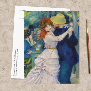 Pierre-Auguste Renoir - Dansen bij Bougival Briefkaart