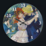 Pierre-Auguste Renoir - Dansen bij Bougival Grote Klok<br><div class="desc">Dansen bij Bougival / Bal a Bougival / Danse a Bougival - Pierre-Auguste Renoir, 1883</div>