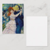 Pierre-Auguste Renoir - Dansen bij Bougival Notitiekaartje (Voorkant / Achterkant)