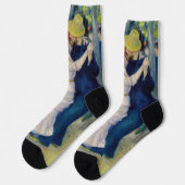 Pierre-Auguste Renoir - Dansen bij Bougival Sokken (Links)