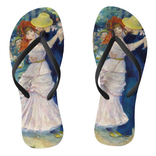 Pierre-Auguste Renoir - Dansen bij Bougival Teenslippers (Voetbed)