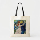 Pierre-Auguste Renoir - Dansen bij Bougival Tote Bag (Voorkant)