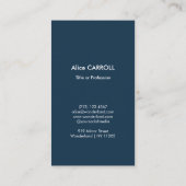 Pierre-Auguste Renoir - de Paraplu - QR-code Visitekaartje (Achterkant)