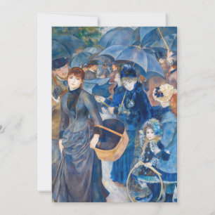 Pierre-Auguste Renoir - De Paraplu's Bedankkaart