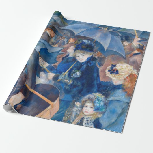 Pierre-Auguste Renoir - De Paraplu's Cadeaupapier (Uitgerold)