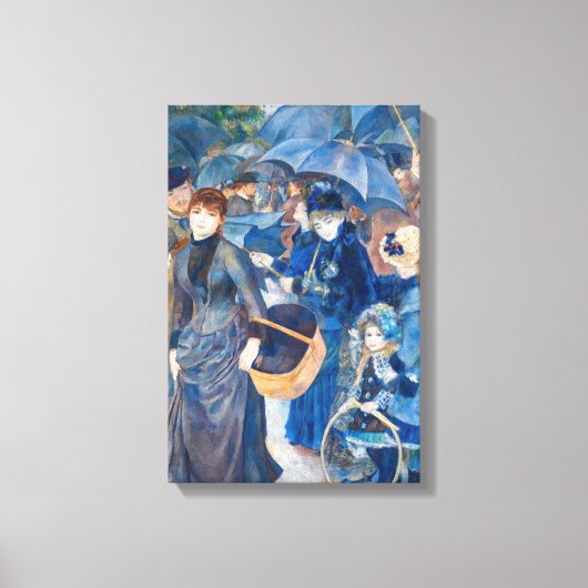 Pierre-Auguste Renoir - De Paraplu's Canvas Afdruk (Voorkant)