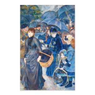 Pierre-Auguste Renoir - De Paraplu's Foto Afdruk
