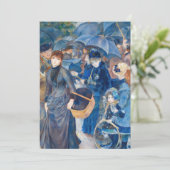 Pierre-Auguste Renoir - De Paraplu's Kaart (Staand voorkant)