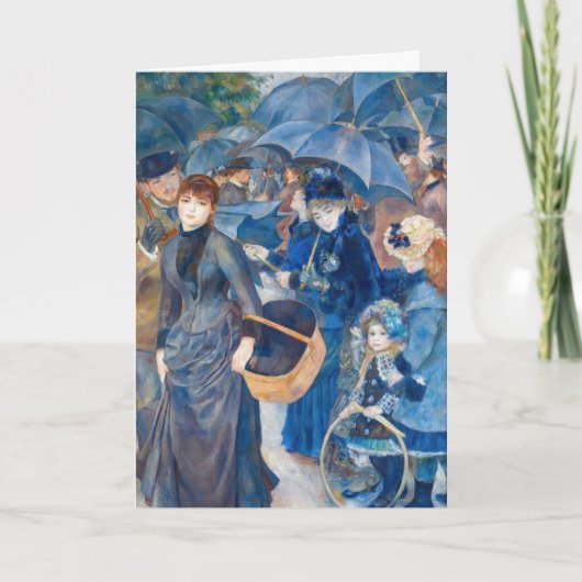 Pierre-Auguste Renoir - De Paraplu's Kaart (Voorkant)