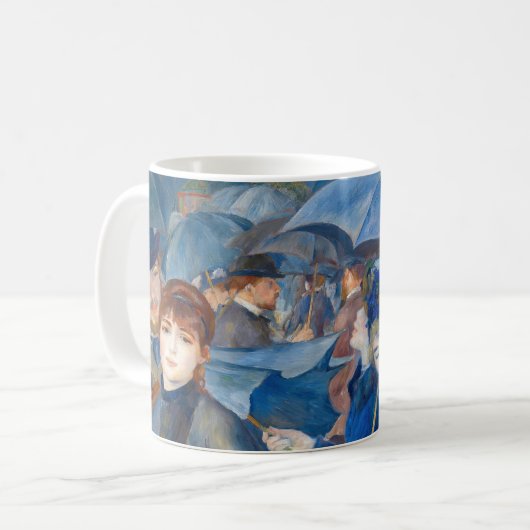 Pierre-Auguste Renoir - De Paraplu's Koffiemok (Voorkant links)