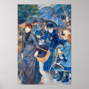 Pierre-Auguste Renoir - De Paraplu's Poster
