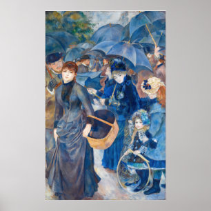 Pierre-Auguste Renoir - De paraplu's Poster