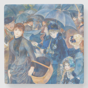 Pierre-Auguste Renoir - De Paraplu's Stenen Onderzetter