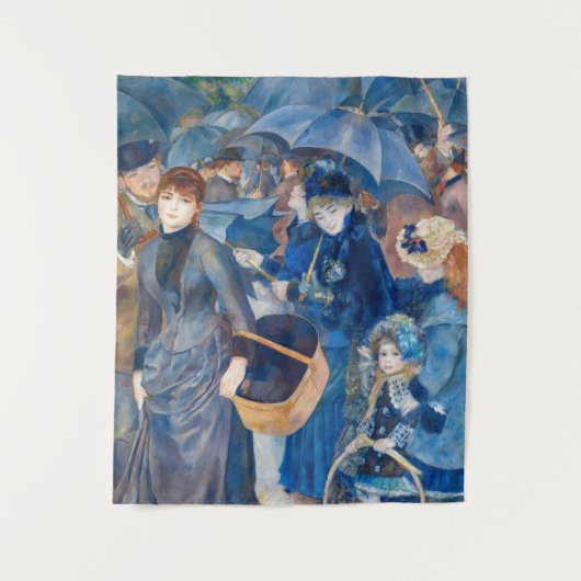 Pierre-Auguste Renoir - De Paraplu's Wandkleed (Voorkant)
