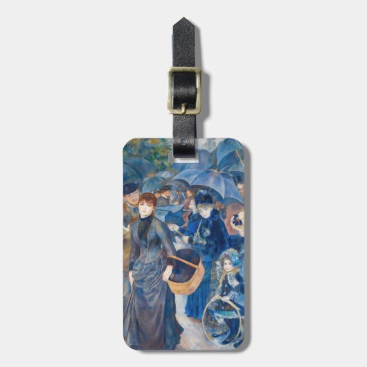 Pierre-Auguste Renoir - De Paraprellas Bagagelabel (Voorkant verticaal)