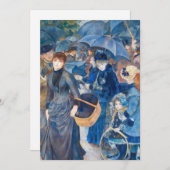 Pierre-Auguste Renoir - De Paraprellas Bedankkaart (Voorkant / Achterkant)