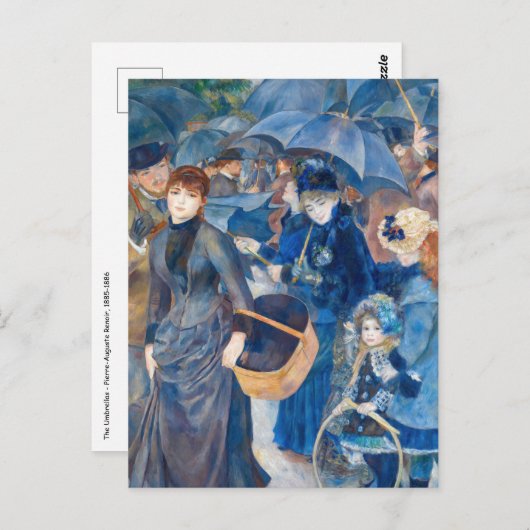 Pierre-Auguste Renoir - De Paraprellas Briefkaart (Voorkant / Achterkant)