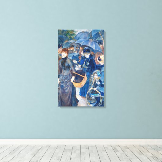 Pierre-Auguste Renoir - De Paraprellas Canvas Afdruk (Insitu (Houten vloer))