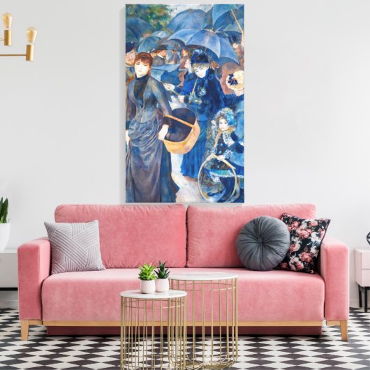 Pierre-Auguste Renoir - De Paraprellas Canvas Afdruk (Insitu (Woonkamer))