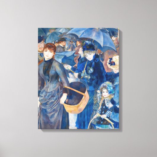 Pierre-Auguste Renoir - De Paraprellas Canvas Afdruk (Voorkant)