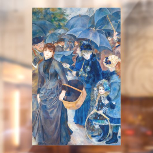 Pierre-Auguste Renoir - De Paraprellas Raamsticker (Vel 2)