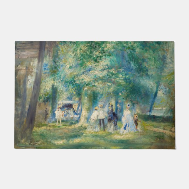 Pierre-Auguste Renoir - De partij in Saint-Cloud Deurmat (Voorkant)