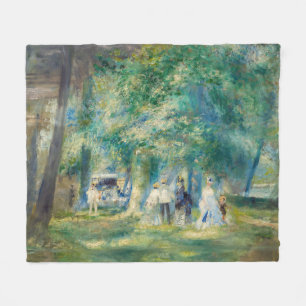 Pierre-Auguste Renoir - De partij in Saint-Cloud Fleece Deken