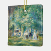 Pierre-Auguste Renoir - De partij in Saint-Cloud Keramisch Ornament (Links)