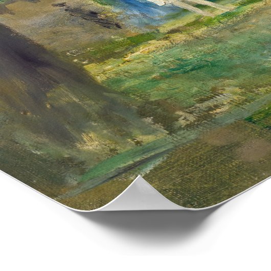 Pierre-Auguste Renoir - De partij in Saint-Cloud Poster (Hoek)