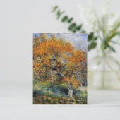 Pierre-Auguste Renoir- de perenboom Briefkaart (Staand voorkant)