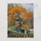 Pierre-Auguste Renoir- de perenboom Briefkaart (Voorkant)