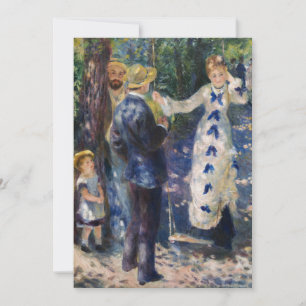 Pierre-Auguste Renoir - De Schommel Kaart