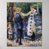 Pierre-Auguste Renoir - De Schommel Poster (Voorkant)