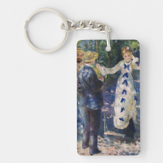 Pierre-Auguste Renoir - De Schommel Sleutelhanger (Voorkant)
