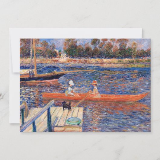 Pierre-Auguste Renoir - De Seine bij Argenteuil Bedankkaart (Voorkant)