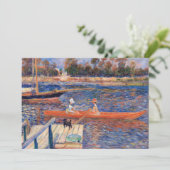 Pierre-Auguste Renoir - De Seine bij Argenteuil Bedankkaart (Staand voorkant)