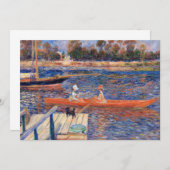 Pierre-Auguste Renoir - De Seine bij Argenteuil Bedankkaart (Voorkant / Achterkant)