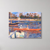 Pierre-Auguste Renoir - De Seine bij Argenteuil Canvas Afdruk (Voorkant)