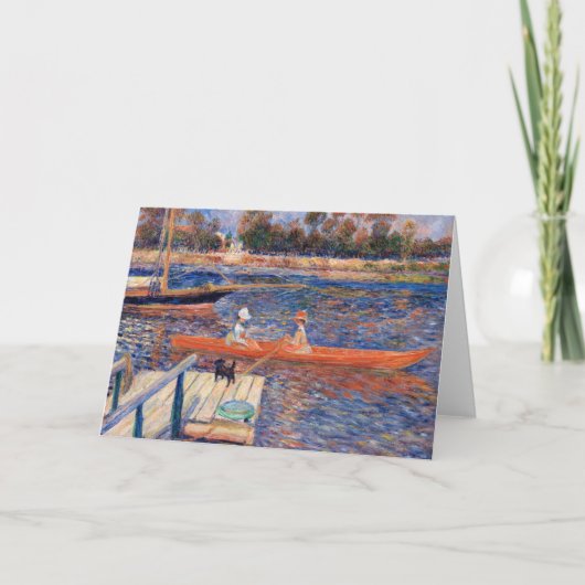 Pierre-Auguste Renoir - De Seine bij Argenteuil Kaart (Voorkant)