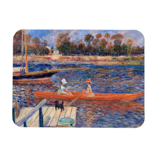 Pierre-Auguste Renoir - De Seine bij Argenteuil Magneet (Horizontaal)