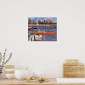 Pierre-Auguste Renoir - De Seine bij Argenteuil Poster (Keuken)