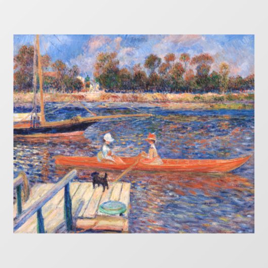 Pierre-Auguste Renoir - De Seine bij Argenteuil Raamsticker (Vel)