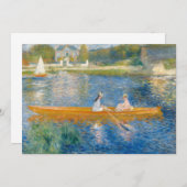 Pierre-Auguste Renoir - De Skiff Bedankkaart (Voorkant / Achterkant)