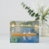 Pierre-Auguste Renoir - De skiff Briefkaart (Staand voorkant)