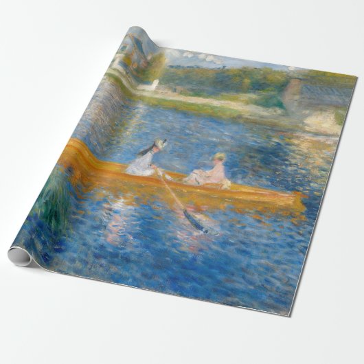 Pierre-Auguste Renoir - De Skiff Cadeaupapier (Uitgerold)