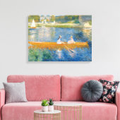 Pierre-Auguste Renoir - De Skiff Canvas Afdruk (Insitu (Woonkamer))