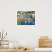 Pierre-Auguste Renoir - De skiff Poster (Keuken)