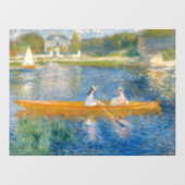 Pierre-Auguste Renoir - De Skiff Raamsticker (Vel)